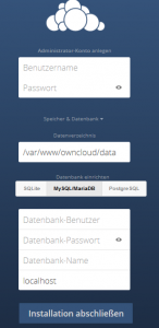 owncloud-installation